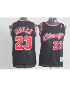 Toddlers Chicago Bulls #23 Michael Jordan Black Stitched Basketball Jersey