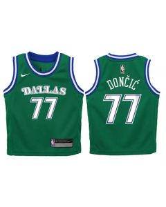 Toddlers Dallas Mavericks #77 Luka Doncic Green Swingman Stitched Basketball Jersey