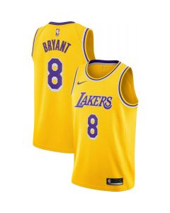 Toddlers Los Angeles Lakers #8 Kobe Bryant Gold Stitched Jersey