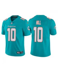 Toddlers Miami Dolphins #10 Tyreek Hill Aqua Vapor Limited Stitched Jersey