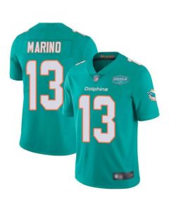 Toddlers Miami Dolphins #13 Dan Marino Aqua With 347 Shula Patch 2020 Vapor Untouchable Limited Stitched NFL Jersey