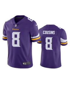 Toddlers Minnesota Vikings #8 Kirk Cousins Purple Vapor Untouchable Limited Stitched Jersey