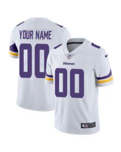 Toddlers Minnesota Vikings Customized White Vapor Untouchable Stitched Jersey