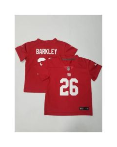 Toddlers New York Giants #26 Saquon Barkley Red Limited Stitched Football Jersey