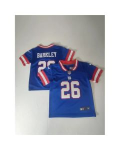 Toddlers New York Giants #26 Saquon Barkley Royal Vapor Throwback Limited Stitched Football Jersey