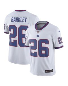 Toddlers New York Giants #26 Saquon Barkley White Limited Rush Stitched Football Jersey