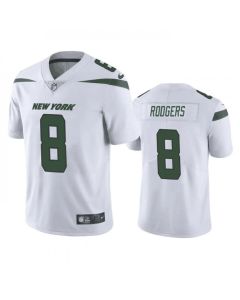Toddlers New York Jets #8 Aaron Rodgers White Vapor Untouchable Limited Stitched Jersey