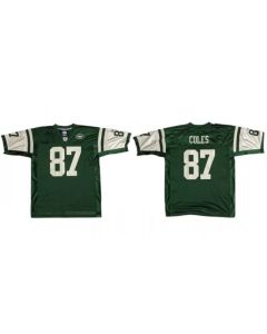 Toddlers New York Jets #87 Laveranues Coles Green Stitched Jersey