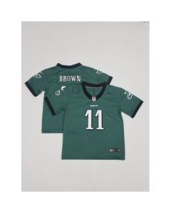 Toddlers Philadelphia Eagles #11 A. J. Brown Green Vapor Untouchable Stitched Football Jersey