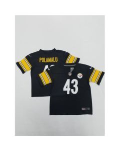 Toddlers Pittsburgh Steelers #43 Troy Polamalu Black Vapor Untouchable Limited Stitched NFL Jersey