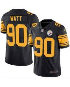 Toddlers Pittsburgh Steelers #90 T. J. Watt Black Color Rush Limited Stitched Jersey