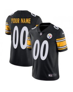 Toddlers Pittsburgh Steelers Customized Black Vapor Untouchable Limited Stitched Football Jersey