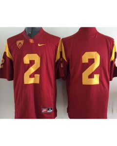 Trojans #2 Robert Woods Red Stitched NCAA Jersey