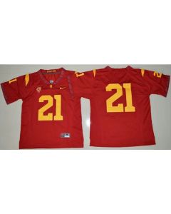 Trojans #21 Adoree' Jackson Red Limited Stitched NCAA Jersey
