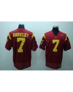 Trojans #7 Matt Barkley Red Stitched NCAA Jersey