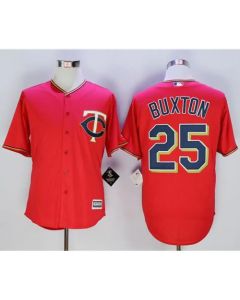 Twins #25 Byron Buxton Red New Cool Base Stitched MLB Jersey