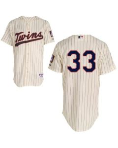 Twins #33 Justin Morneau Cream Stitched Youth MLB Jersey