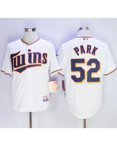 Twins #52 Byung-Ho Park White Home Cool Base Stitched MLB Jersey