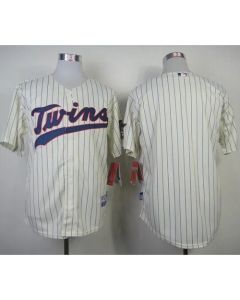 Twins Blank Cream Cool Base Stitched MLB Jersey