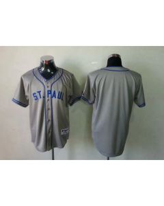 Twins Blank Grey 1948 St. Paul Saints Turn Back The Clock Stitched MLB Jersey