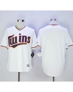 Twins Blank New White Cool Base Stitched MLB Jersey