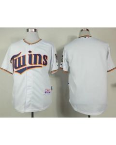Twins Blank White Home Cool Base Stitched MLB Jersey