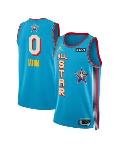 Unisex #0 Jayson Tatum Light Blue 2025 NBA All-Star Game Swingman Player Jersey (Blue)