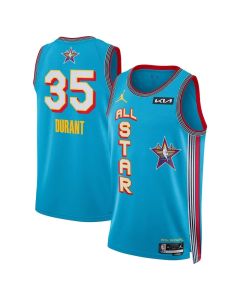 Unisex #35 Kevin Durant Light Blue 2025 NBA All-Star Game Swingman Player Jersey