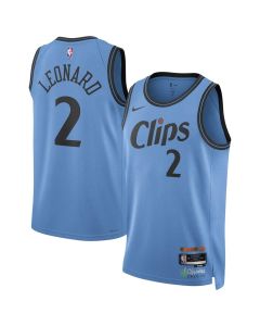 Unisex LA Clippers Kawhi Leonard Light Blue 2024/25 Swingman Player Jersey - City Edition