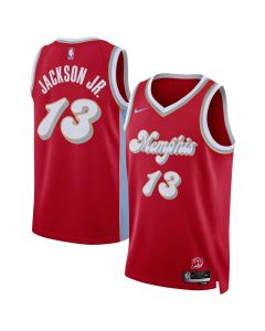 Unisex Memphis Grizzlies #13 Jaren Jackson Jr. Red 2024/25 Swingman City Edition Player Jersey (Red)