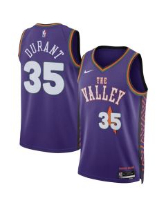 Unisex Phoenix Suns Kevin Durant Purple 2024/25 Swingman Player Jersey - City Edition