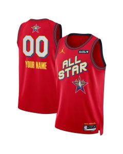 Unisex Red 2025 NBA All-Star Game Swingman Custom Jersey