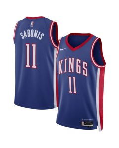 Unisex Sacramento Kings #11 Domantas Sabonis Blue 2024/25 Swingman City Edition Player Jersey