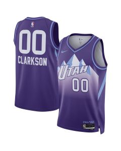 Unisex Utah Jazz Jordan Clarkson Purple 2024/25 Swingman Player Jersey - City Edition