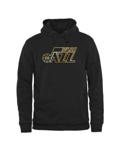 Utah Jazz Gold Collection Pullover Hoodie Black