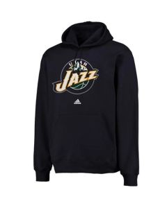 Utah Jazz Logo Pullover Hoodie Sweatshirt Navy