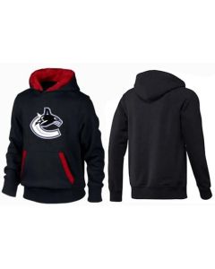 Vancouver Canucks Pullover Hoodie Black & Red