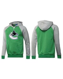 Vancouver Canucks Pullover Hoodie Green & Grey