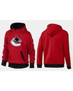 Vancouver Canucks Pullover Hoodie Red & Black
