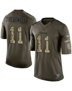 Vikings #11 Laquon Treadwell Green Men's Stitched NFL Limited Salute to Service Jersey