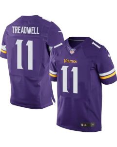 Vikings #11 Laquon Treadwell Purple Team Color Men's Stitched NFL Elite Jersey