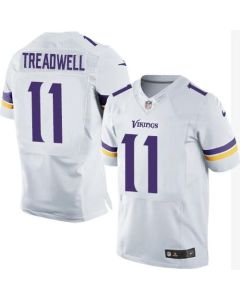 Vikings #11 Laquon Treadwell White Men's Stitched NFL Elite Jersey