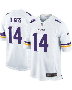 Vikings #14 Stefon Diggs White Youth Stitched NFL Elite Jersey