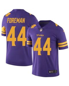Vikings #44 Chuck Foreman Purple Men's Stitched NFL Limited Rush Jersey