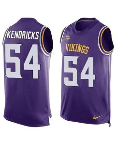Vikings #54 Eric Kendricks Purple Team Color Men's Stitched NFL Limited Tank Top Jersey