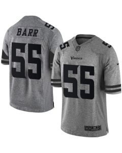 Vikings #55 Anthony Barr Gray Men's Stitched NFL Limited Gridiron Gray Jersey