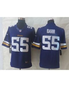 Vikings #55 Anthony Barr Purple Team Color Men's Stitched NFL Limited Jersey
