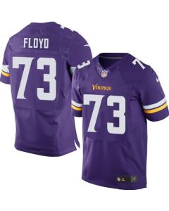 Vikings #73 Sharrif Floyd Purple Team Color Men's Stitched NFL Elite Jersey