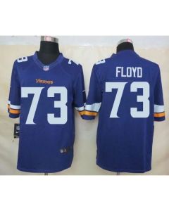 Vikings #73 Sharrif Floyd Purple Team Color Men's Stitched NFL Limited Jersey