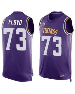 Vikings #73 Sharrif Floyd Purple Team Color Men's Stitched NFL Limited Tank Top Jersey